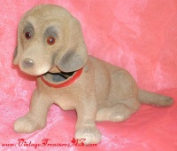 Image for Dachshund Dog Herwi West Germany Flocked Candy Container Nodder Bobble Head Vintage Toy <b><span style='color:red'> *****PRIORITY MAIL SHIPPING INCLUDED – DOMESTIC ORDERS ONLY!***** </span></b><span style='color:purple'>